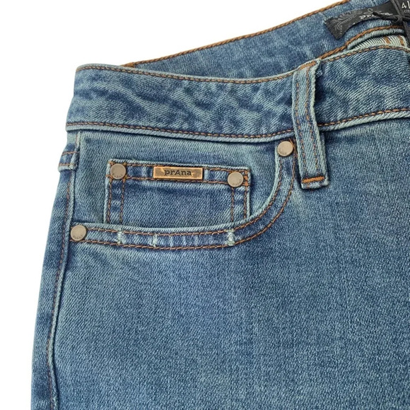 Prana Mid Rise Sienna Stretch Denim Skinny Jean Blue Size 27 NWT - Picture 11 of 16